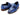 Paul Parkman Men's Split Toe Loafer Shoes in Blue
