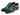 Paul Parkman Men's Single Monkstrap Shoes in Turquoise & Brown