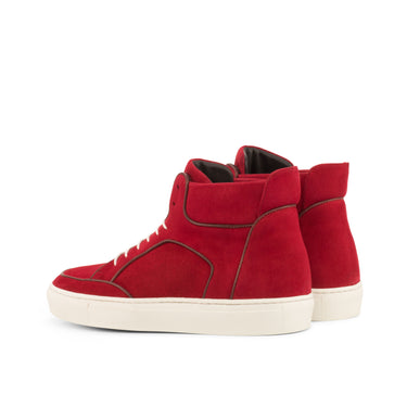 DapperFam Dante in Red Kid Suede