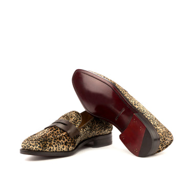 DapperFam Luciano in Leopard / Dark Brown Sartorial and Box Calf