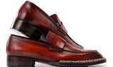 Paul Parkman Men's Norwegian Welted Loafers Brown (ID#8503-BRW) — view 2
