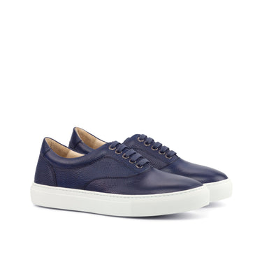 DapperFam Riccardo in Navy Pebble Grain