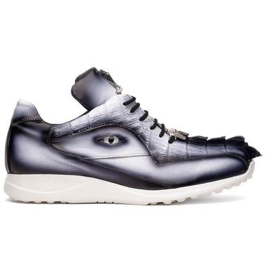 Mauri Hazard 8596/4 Hornback / Nappa Sneaker - White Dirty Black