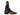 Paul Parkman Crocodile Textured Leather Men's Zipper Boots in Black