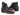 Paul Parkman Crocodile Textured Leather Men's Zipper Boots in Black