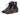 Paul Parkman Crocodile Textured Leather Men's Zipper Boots in Black