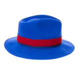 Ferrecci Grayson in Royal Blue Australian Wool Red Bottom Fedora