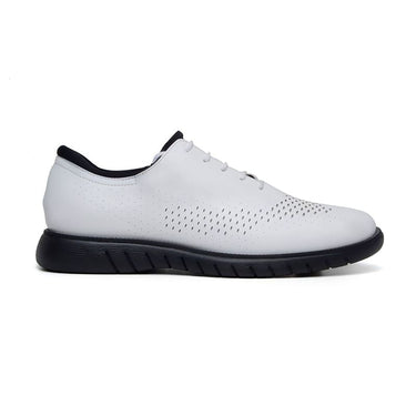 Belvedere Maxim in White Rich Patent Leather Sneakers in White