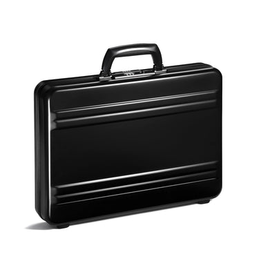 Slim Aluminum Attaché | Medium Attaché Case in BLACK