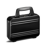 Small Aluminum Attaché | Mini Shoulder Attaché Case in BLACK