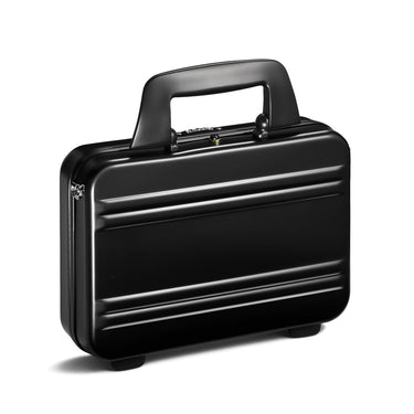 Small Aluminum Attaché | Mini Shoulder Attaché Case in BLACK