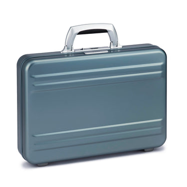 Slim Aluminum Attaché | Small Attaché Case in STEEL BLUE