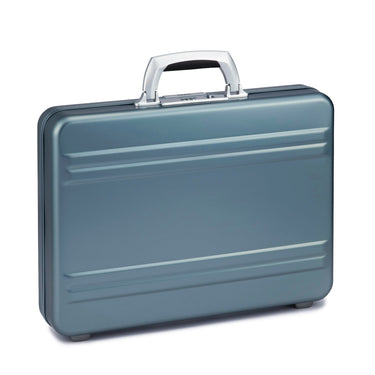 Slim Aluminum Attaché | Medium Attaché Case in STEEL BLUE