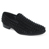 After Midnight Harvie Velvet Smoker Shoe in Black