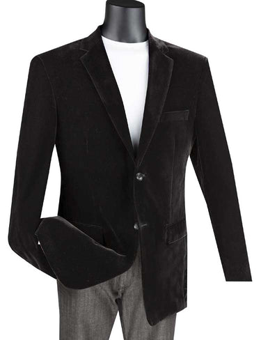 Vinci Black Sport Coat - B-27