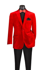 Vinci Sport Coat in Red - B-27