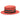 Bruno Capelo Boater Straw Flat Brim Skimmer in Red Green Red