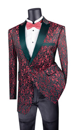 Vinci Sport Coat in Red - BF-2