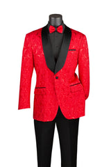 Vinci Sport Coat in Red - BF-8