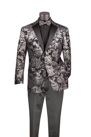 Vinci Silver Modern Fit Sport Coat - BM-02