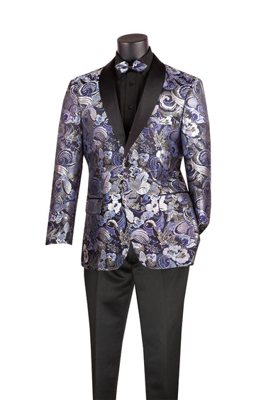 Vinci Navy Modern Fit Sport Coat - BM-3