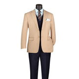 Vinci Tan Modern Fit Blazer - BM-HT