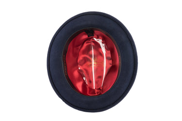 Ferrecci Brooks in Navy Blue Australian Wool Felt Trilby