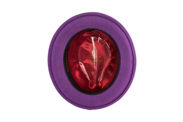 Ferrecci Brooks in Purple Australian Wool Felt Trilby