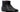 Paul Parkman Woven Leather Goodyear Welted Zipper Boots in Black