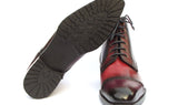 Paul Parkman Men's Multicolor Hand-Painted Cap Toe Boots