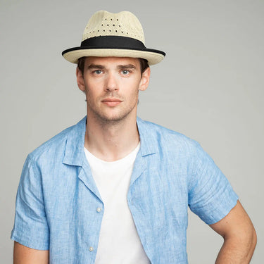 Bailey Bascom Poly Braid Crushable Fedora in #color_