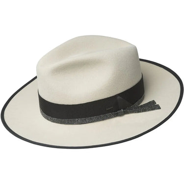 Bailey Clorindon Elite Finish Wool Wide Brim Fedora in Unbleached