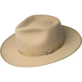 Bailey Colver Elite Finish Wool Wide Brim Fedora in Honey