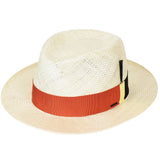 Bailey Costigan Litestraw® Fedora in Natural / Grenadine