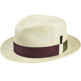Bailey Costigan Litestraw® Fedora in Natural / Deep Red