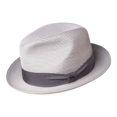 Bailey Craig Braided Fedora in Flint Gray
