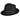 Bailey Criss Polished LiteFelt® Wool Fedora in Black