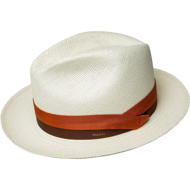 Bailey Cuban Genuine Panama Straw Fedora in Bleach