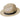 Bailey Hernen Genuine Panama Straw Fedora in Espresso Check