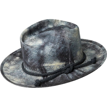Bailey Hinx Wide Brim Genuine Panama Fedora in Ink