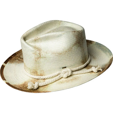 Bailey Hinx Wide Brim Genuine Panama Fedora in Opal
