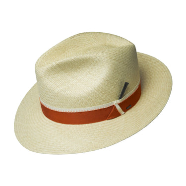 Bailey Kirton Genuine Panama Straw Fedora in Natural