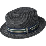 Bailey Salem Pinch Front Toyo Straw Fedora in Static