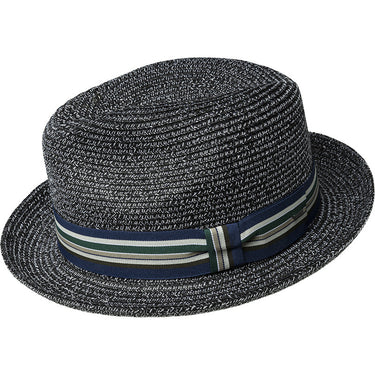 Bailey Salem Pinch Front Toyo Straw Fedora in Static #color_ Static