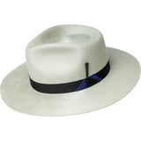 Bailey Trevel Elite Superfine Velour Wool Wide Brim Fedora in Nickel