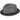 Bailey Mannes Crushable Trilby in Charcoal Multi
