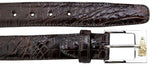Alligator Belt in Chocolate