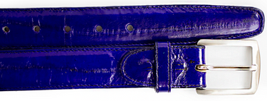 Belvedere Eel Belt in Purple in Purple 44