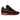 Belvedere Flash in Black / Red Caiman Crocodile / Patent / Ostrich Leg High-Top Sneakers in Black / Red #color_ Black / Red