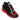 Belvedere Flash in Black / Red Caiman Crocodile / Patent / Ostrich Leg High-Top Sneakers in #color_